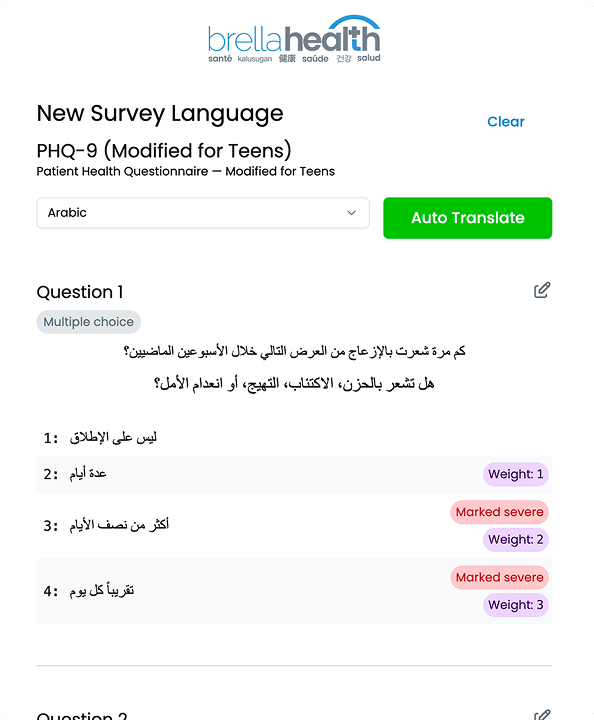 translate form